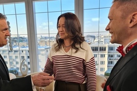 Podziękowanie za zaproszenie do studia